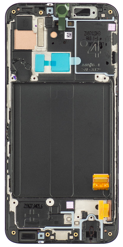 Samsung Galaxy A40 A405 Touchscreen Display, with Frame, Black, Service Pack GH82-19672A