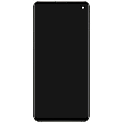 Samsung Galaxy S10 G973 Touchscreen Display, with Frame, Black (Prism Black), Service Pack GH82-18850A