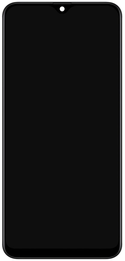 Display with Touchscreen Samsung Galaxy A30s A307, with Frame, Black, Service Pack GH82-21190A