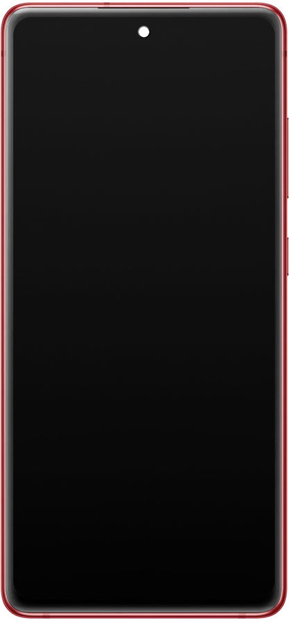 Display with Touchscreen Samsung Galaxy S20 FE 5G G781, with Frame, Red, Service Pack GH82-24214E