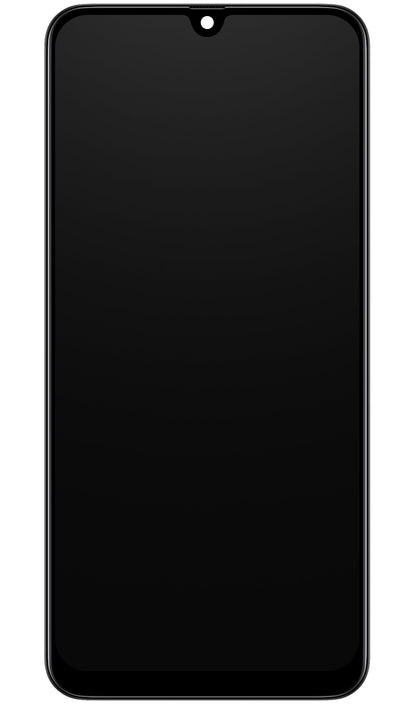 Display with Touchscreen Samsung Galaxy A50s A507, with Frame, Black, Service Pack GH82-21193A