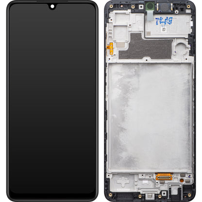 Samsung Galaxy M22 M225 Touchscreen Display, with Frame, Black, Service Pack GH82-26153A