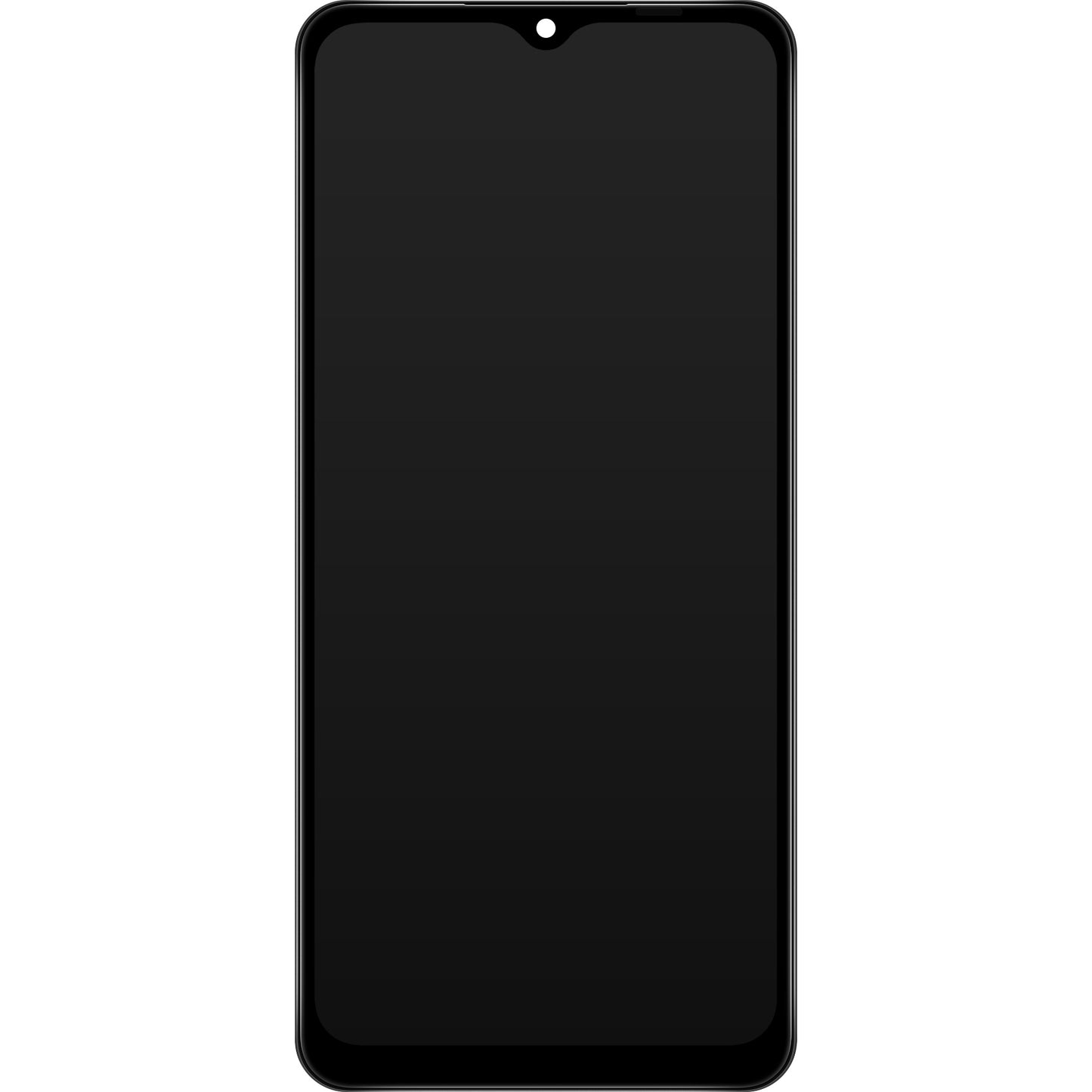 Samsung Galaxy A12 A125 Touchscreen Display, with Frame, Black, Service Pack GH82-24491A