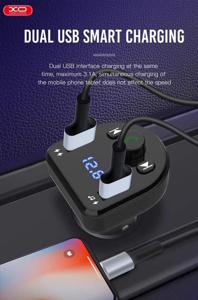 Bluetooth XO Design BCC01 FM Modulator, 2 x USB-A