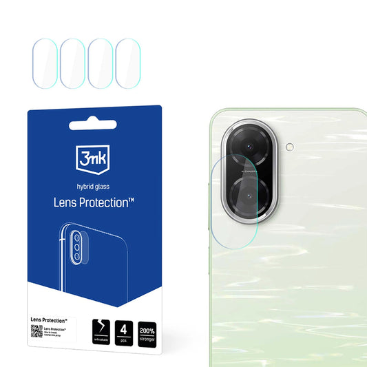 3MK Protection Rear Camera Protective Film for Xiaomi Redmi A5 4G, Flexible Glass, Set of 4 Pieces, Transparent