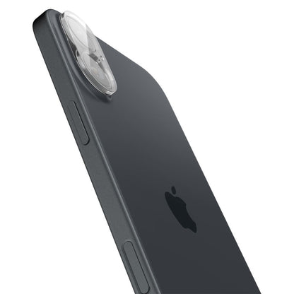 Spigen GlastR Optik Rear Camera Protective Film for Apple iPhone 16 Plus / 16, Tempered Glass, Set of 2 Pieces, Transparent AGL07923