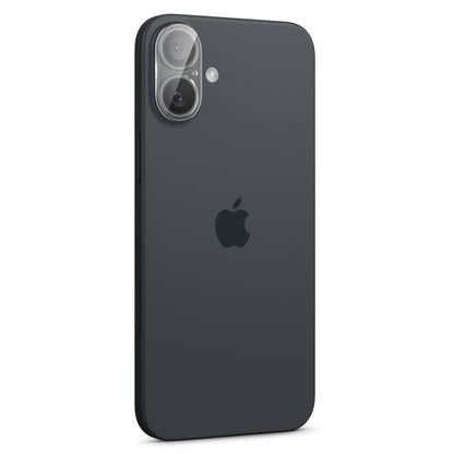 Spigen GlastR Optik Rear Camera Protective Film for Apple iPhone 16 Plus / 16, Tempered Glass, Set of 2 Pieces, Transparent AGL07923