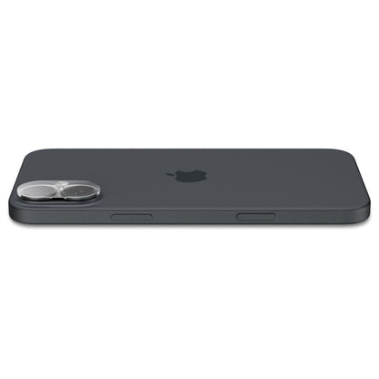 Spigen GlastR Optik Rear Camera Protective Film for Apple iPhone 16 Plus / 16, Tempered Glass, Set of 2 Pieces, Transparent AGL07923
