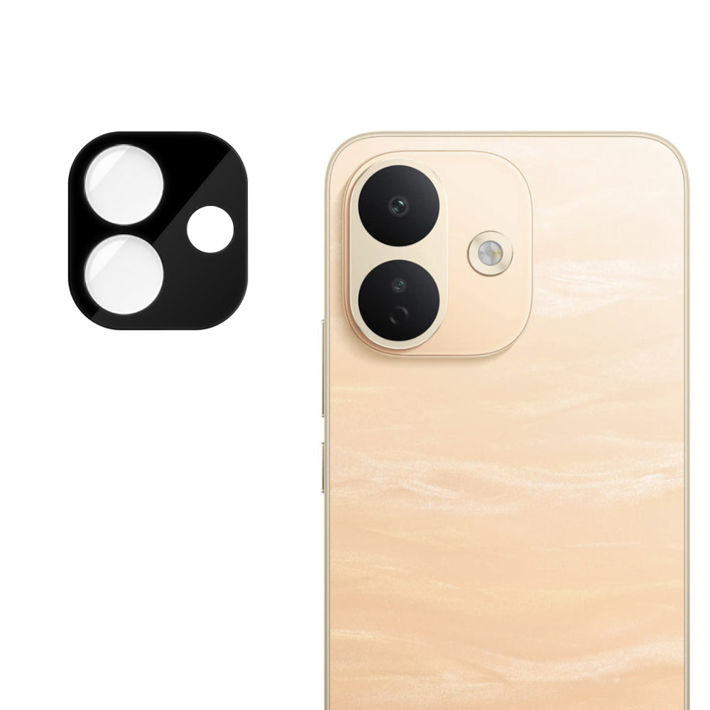 Techsuit Rear Camera Protector for Xiaomi Redmi Note 17 Pro, Tempered Glass, Black