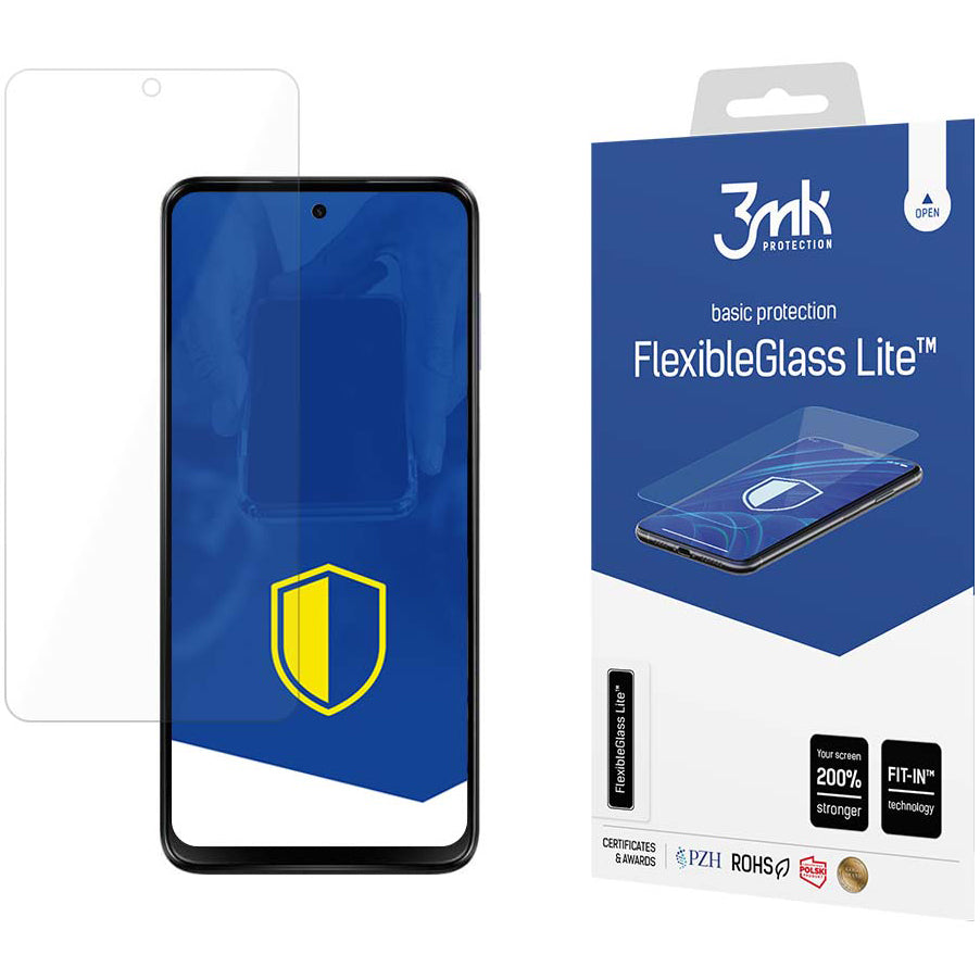 3MK FlexibleGlass Lite Screen Protector for Motorola Moto G13 / G23, Flexible Glass, Full Glue