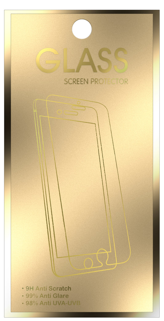 OEM Gold Edition Screen Protector for Samsung Galaxy J3 (2017) J330, Tempered Glass, Full Glue