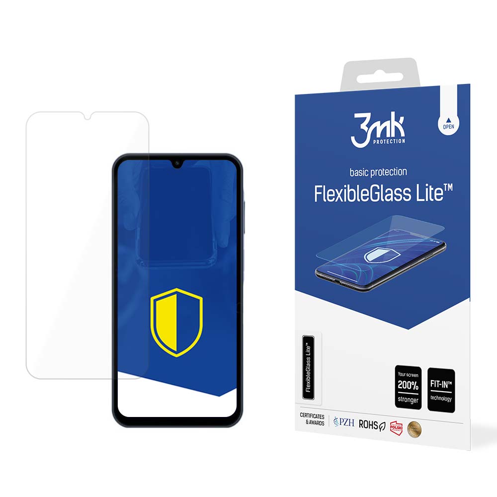 3MK FlexibleGlass Lite Screen Protector for Samsung Galaxy A15 5G A156 / A15 A155 / A25 A256, Flexible Glass, Full Glue