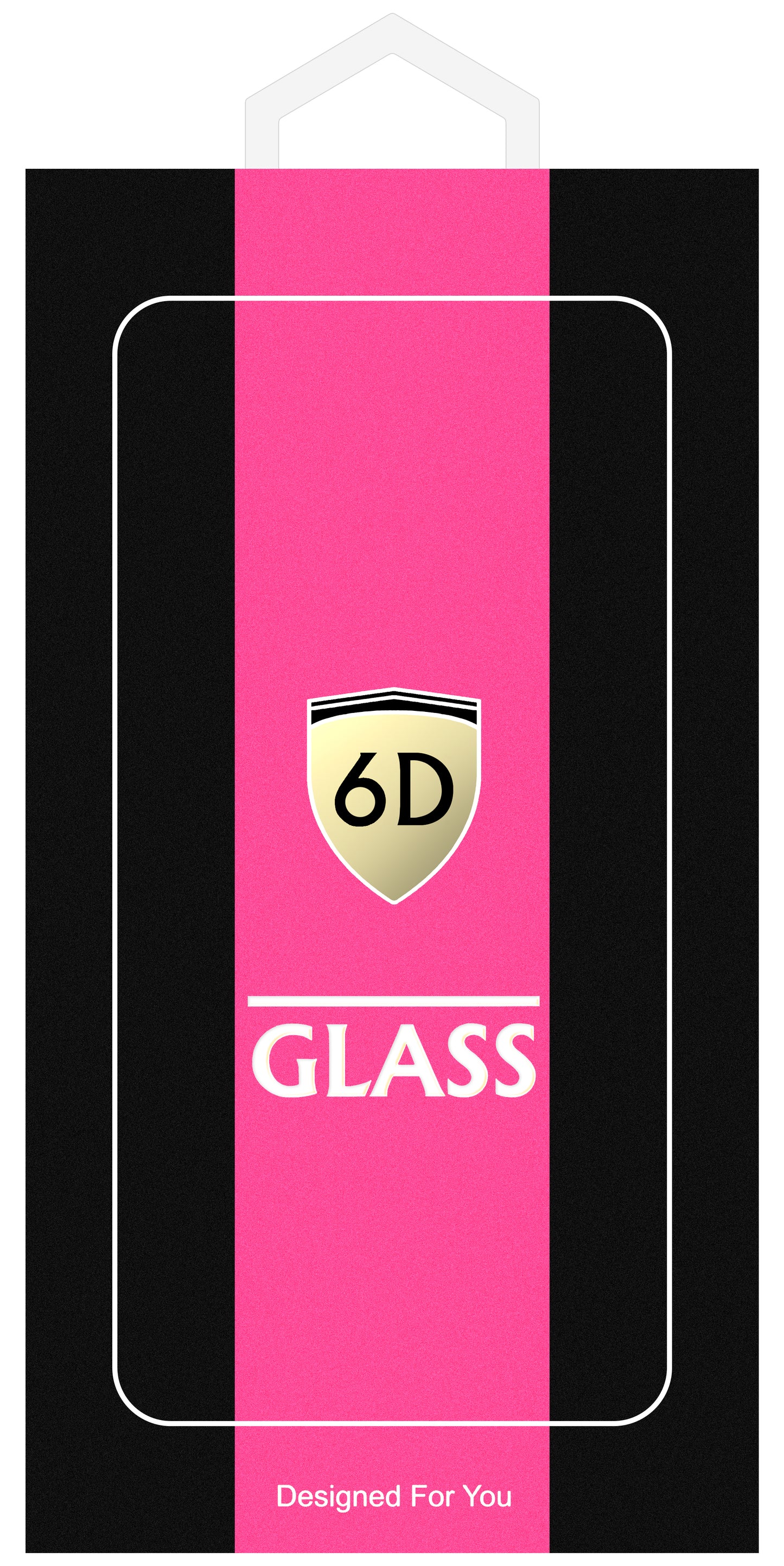 OEM Screen Protector for Samsung Galaxy S21+ 5G G996, Tempered Glass, Full Glue, 6D, Black