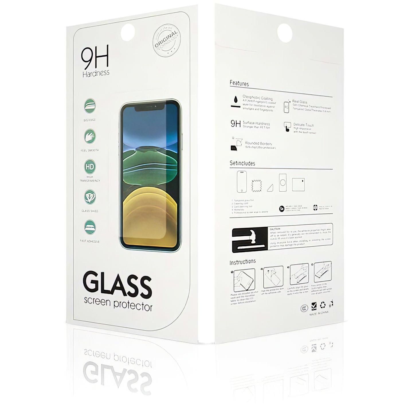 OEM Screen Protector for Xiaomi Redmi A3, Tempered Glass, Full Glue, 2.5D