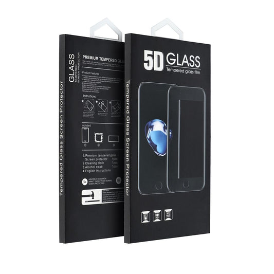 OEM Screen Protector for Xiaomi 13T Pro / 13T, Tempered Glass, Full Glue, 5D, Black