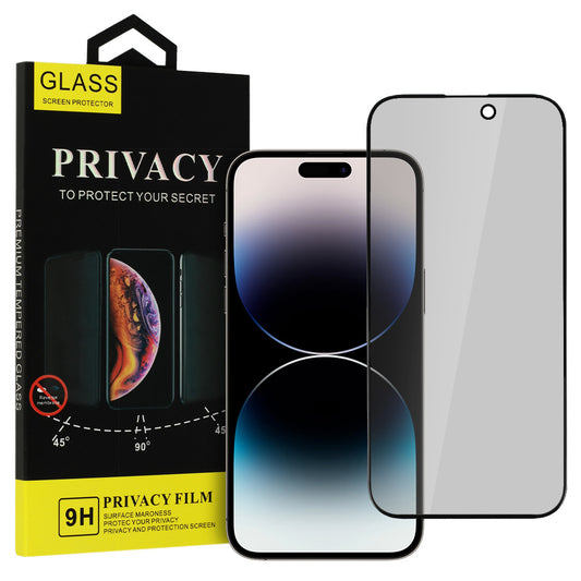 Privacy Screen Protector OEM for Apple iPhone 16, Tempered Glass, Full Glue