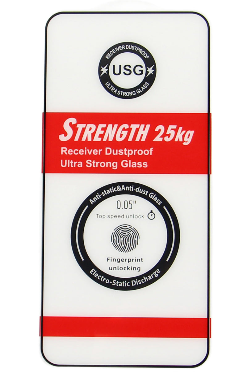 OEM Ultra Strong 25KG Screen Protector for Samsung Galaxy S26 Ultra S948, Tempered Glass, Full Glue, 2.5D, Black