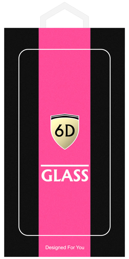 OEM Screen Protector for Xiaomi 13, Tempered Glass, Full Glue, 6D, Black