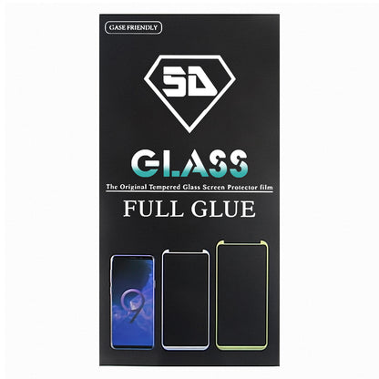 OEM Screen Protector for Realme C61, Tempered Glass, Full Glue, 5D, Black