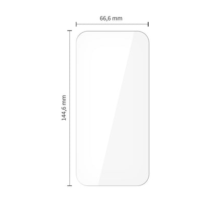 Tech-Protect Screen Protector for Apple iPhone 17 Pro / 17 / 16 Pro, Tempered Glass, Full Glue, Set of 10 Pieces