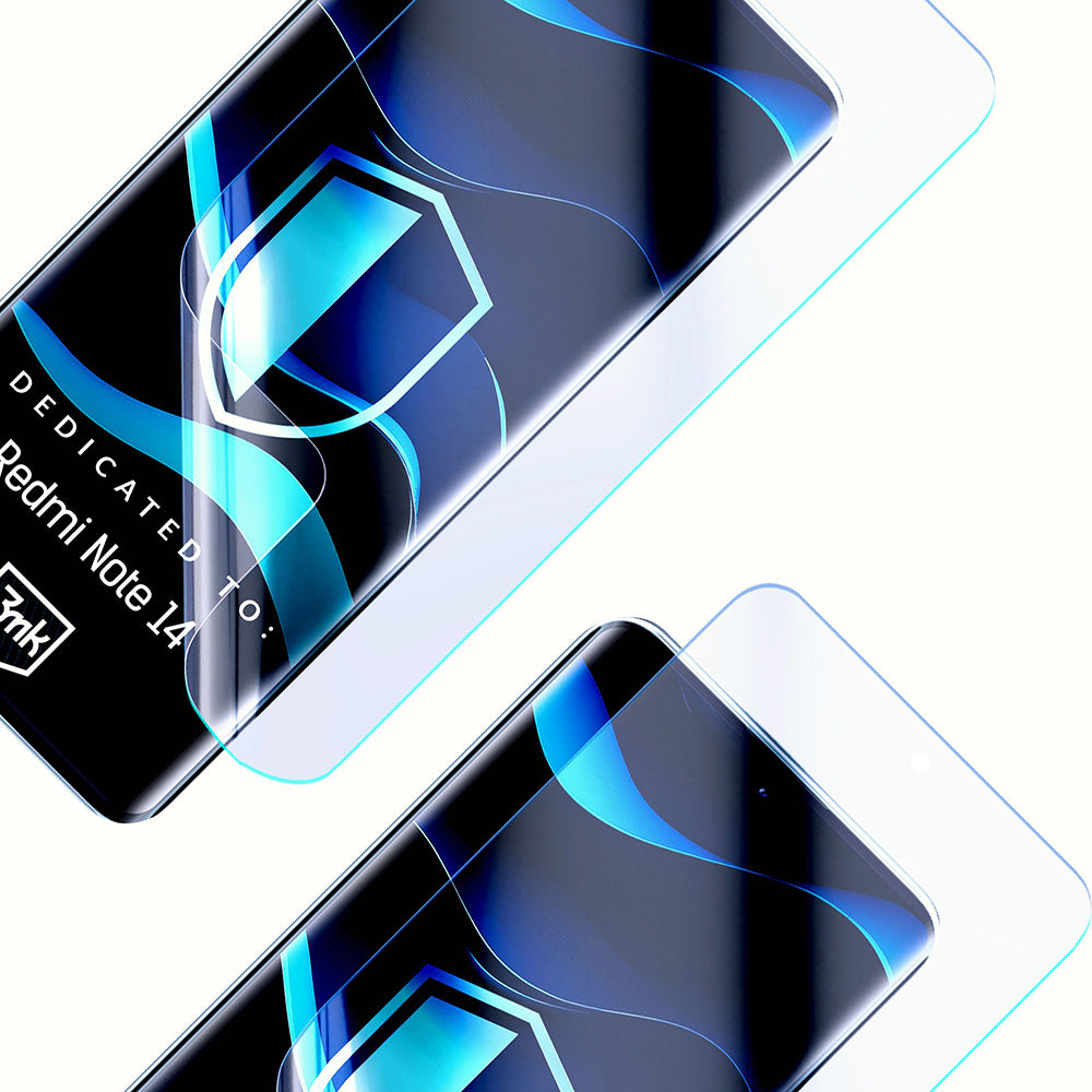 3MK FlexibleGlass Screen Protector for Xiaomi Redmi Note 14 4G (Standard), Flexible Glass, Full Glue
