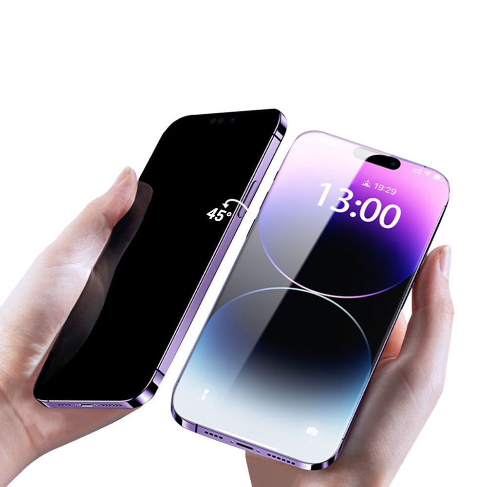 Tel Protect 10X Plus Titanium Privacy Screen Protector for Apple iPhone 17 Pro Max, Tempered Glass, Full Glue