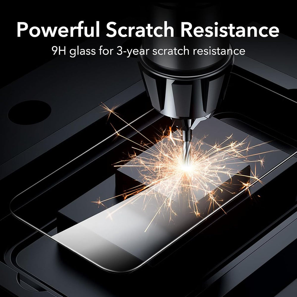 Anank 1X Reinforced Screen Protector for Apple iPhone 16 Pro Max, Tempered Glass, Full Glue, 3D, Set of 10 pieces