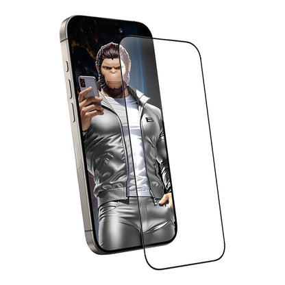 Blueo Anti-Static HD Screen Protector Film for Apple iPhone 11 Pro Max / XS Max, Tempered Glass, Full Glue, Black