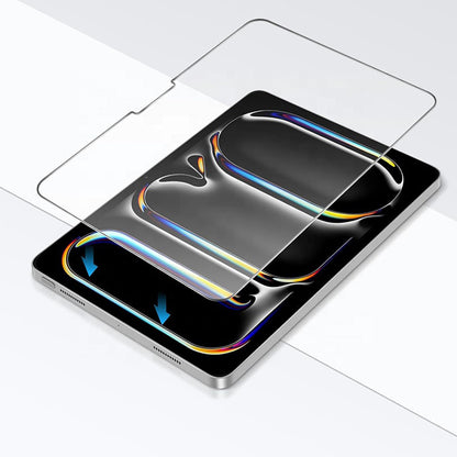 Blueo HD Screen Protector Film for Apple iPad Air 11 (2024), Tempered Glass, Full Glue