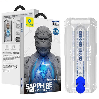 Blueo HD Exterior Screen Protector Film for Samsung Galaxy Z Fold8 Ultra F971, Tempered Glass, Full Glue, 2.5D, Set of 5 Pieces, Black