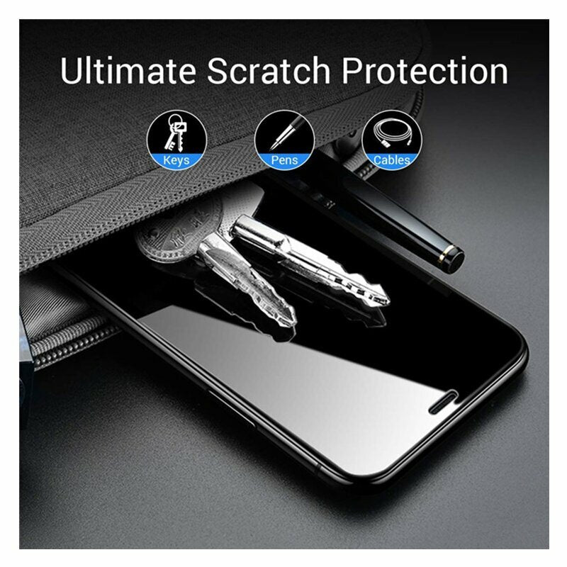 Lito HD Pro Clear Screen Protector for Samsung Galaxy A05s A057, Tempered Glass, Full Glue, Black