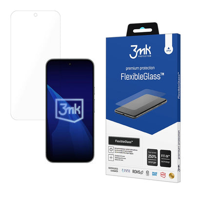 3MK FlexibleGlass Screen Protector for Google Pixel 10 Pro XL, Flexible Glass, Full Glue