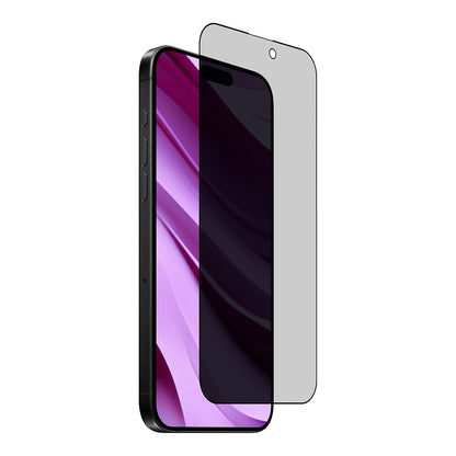Anank 2X Reinforced Privacy Screen Protector for Apple iPhone 15 Pro Max, Tempered Glass, Full Glue, 2.5D