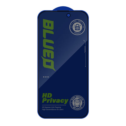 Blueo Anti-Peep Privacy Screen Protector for Apple iPhone 11 Pro Max / XS Max, Tempered Glass, Full Glue