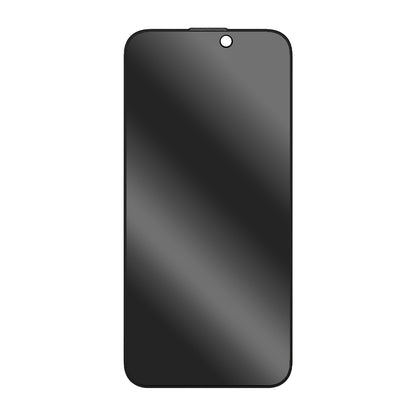 Blueo Anti-Peep Privacy Screen Protector Film for Apple iPhone 15 Pro Max, Tempered Glass, Full Glue