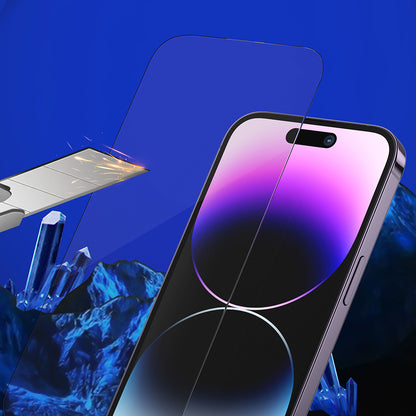Blueo Premium Sapphire Applicator Privacy Screen Protector for Apple iPhone 18 Pro, Tempered Glass, Full Glue