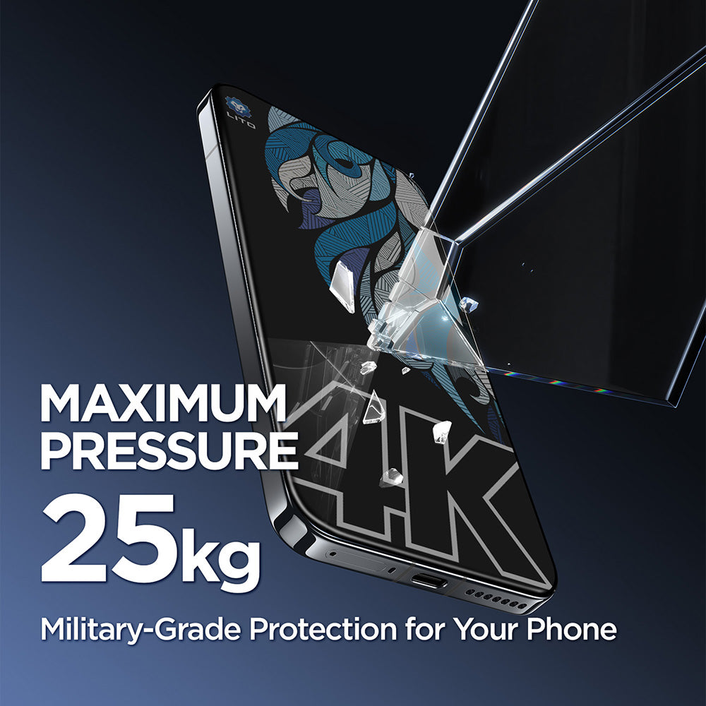 Privacy Screen Protector Lito D+ Max 4K for Apple iPhone 17 Air, Tempered Glass, Full Glue