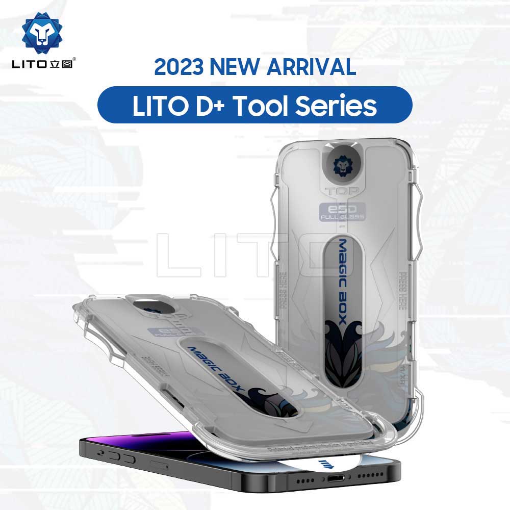 Privacy Screen Protector Film Lito Magic Glass Box D+ Tools for Apple iPhone 12 / 12 Pro, Tempered Glass, Full Glue