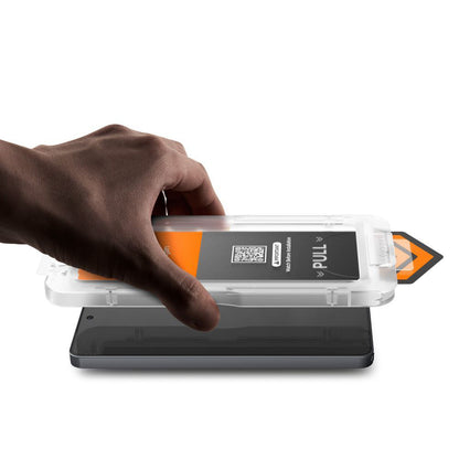 Spigen GlastR EZ FIT Pro HD Privacy Screen Protector for Samsung Galaxy S26 Plus S947, Tempered Glass, Full Glue, Set of 2 pieces AGL11085