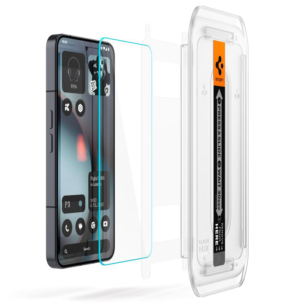 Spigen GlastR EZ FIT Screen Protector for Nothing Phone (3), Tempered Glass, Full Glue, Set of 2 pieces AGL10165