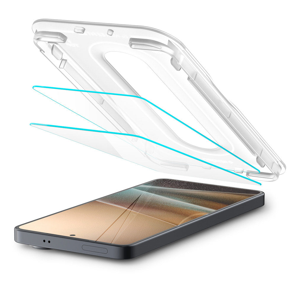 Spigen GlastR EZ FIT Pro HD Anti-Reflection Screen Protector for Samsung Galaxy S26 S942, Tempered Glass, Full Glue, Set of 2 pieces