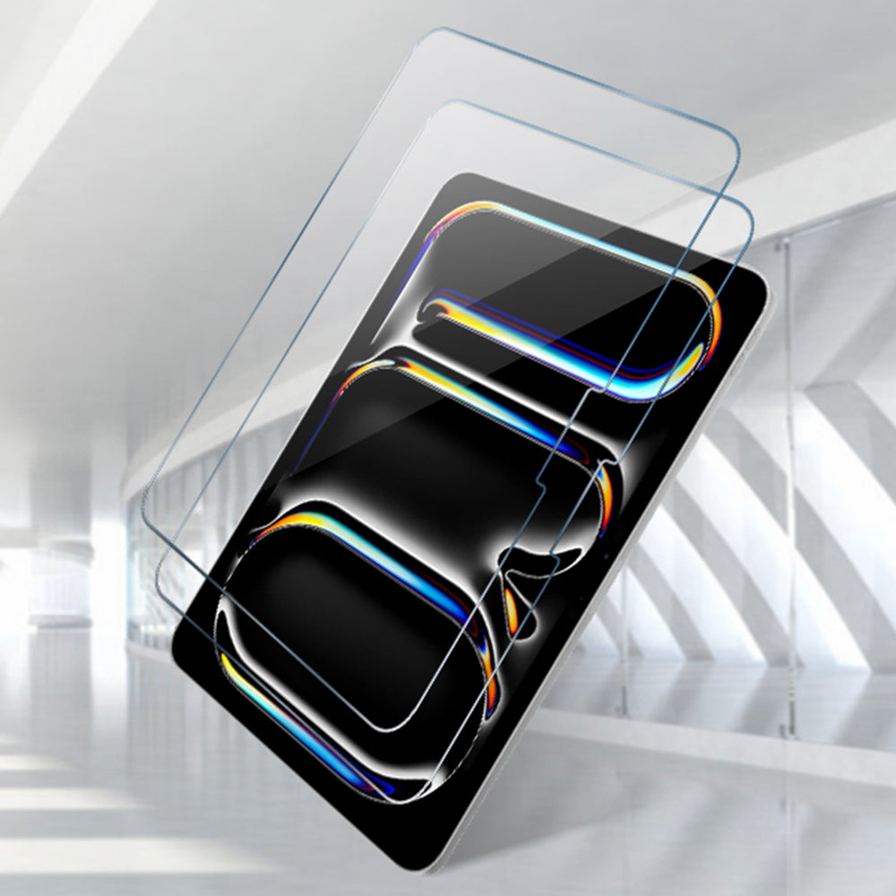 Techsuit ArmorGlass CrystalHD Screen Protector for Samsung Galaxy Tab S10 Lite / Tab S10 FE, Tempered Glass, Full Glue, Set of 2 Pieces