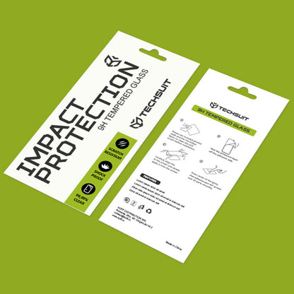 Techsuit Screen Protector for Oppo Reno15 FS / Reno15 F, Tempered Glass, Full Glue, 111D, Black