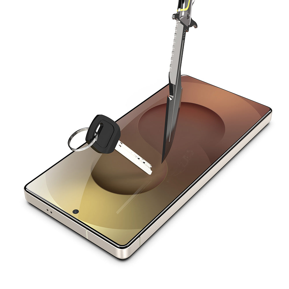 Techsuit TitanGlass CrystalHD Screen Protector for Samsung Galaxy S26 Ultra, Tempered Glass, Full Glue, Set of 2 Pieces