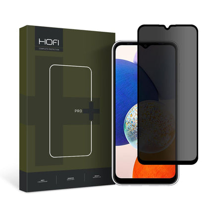 HOFI PRO+ Privacy Screen Protector for Samsung Galaxy A14 A145 / A14 5G A146, Tempered Glass, Full Glue