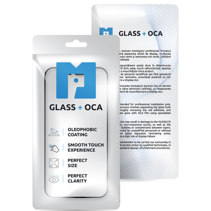 Screen Glass + OCA MP compatible with Apple iPhone 12 mini, Black
