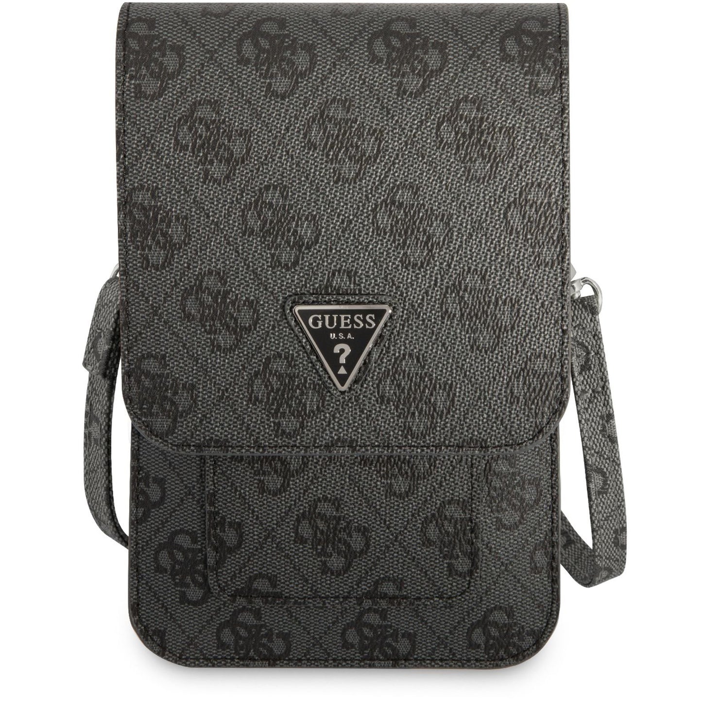 Universal Phone Bag, Guess, 4G Triangle Logo, Black