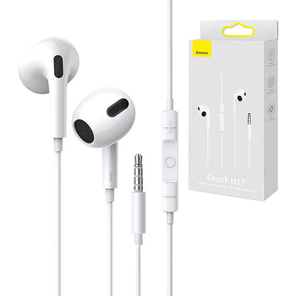 Handsfree 3.5mm Baseus Encok H17, White NGCR020002