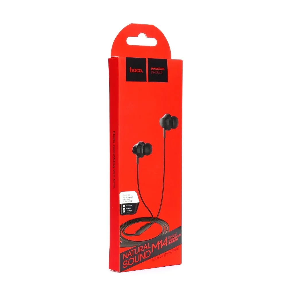 Handsfree 3.5mm HOCO M14, Black