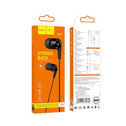 Handsfree 3.5mm HOCO M97, Black